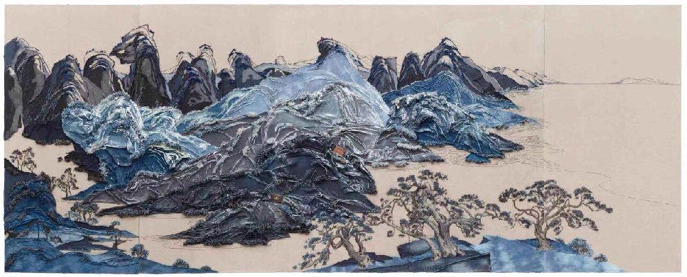 物欲山水系列四 综合材料 530X212cm 2019