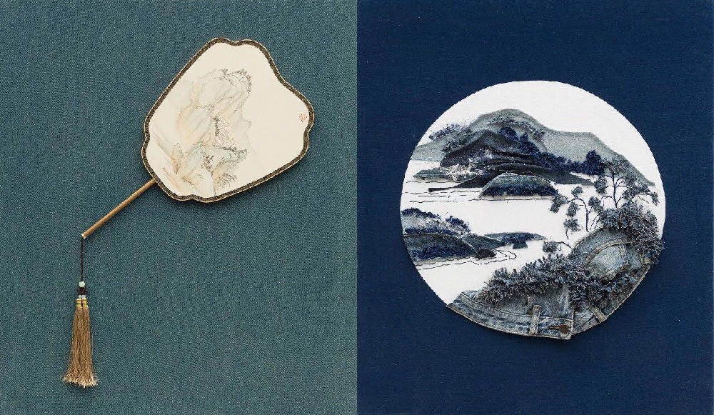 古意山水系列六 境系列一 综合材料 60x70cm 2018